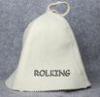 Sauna Hats, Bags, Shoes 100% White Wool Felt, Pure Woolen Felts