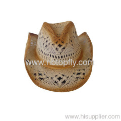 straw paper summer cowboy hats classic style