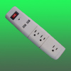 3 outlet home/office Surge protector suppressor with USB charging ports, (C)ETL Listed