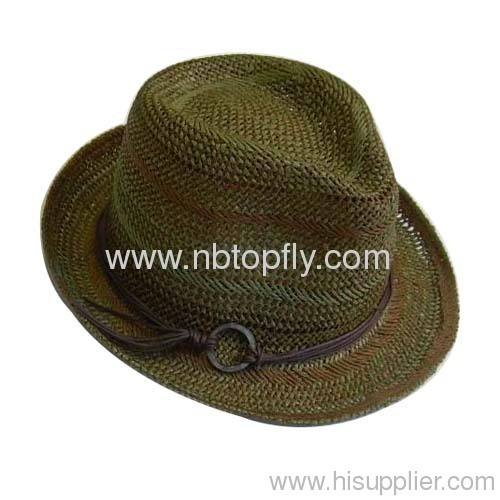 unisex straw fedora hats