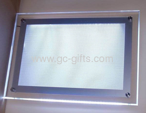 Wallmounted slim led poster frame A2 size