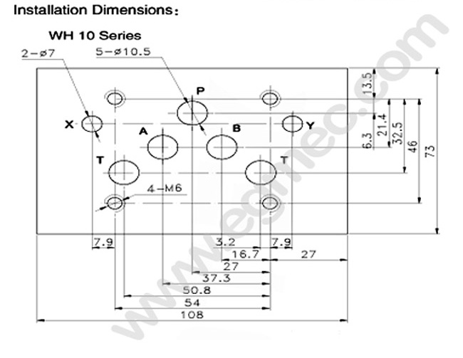 Rexroth WH10 Direct Operated ISO4401 Porting Pattern Directional Spool Valve