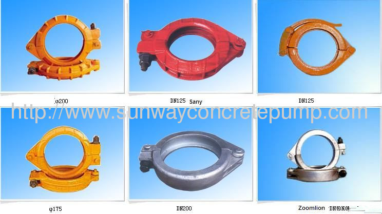 clamp couplings for concrete pump truck