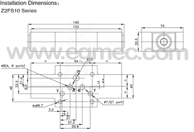 Rexroth Z2FS10 Sandwich plate Hydraulic Flow Control Valve