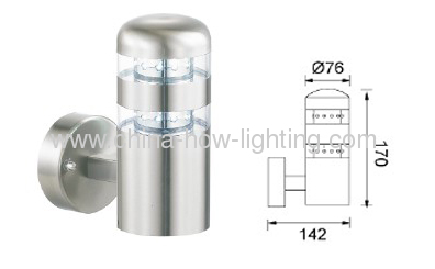 Steel Stainless LED Garden Lamp with 16pcs SMD Epistar Chips IP44 with Different Sizes