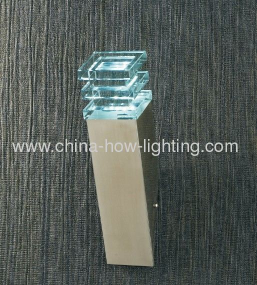 LED Garden Lamp IP44 Crystal Diffuser with Steel Stainless Body using Epistar Chips