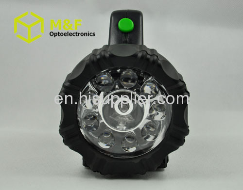 rechargeable led portable spotlight with 1halogen lamp