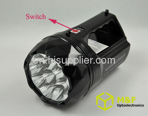 Portable rechargeable led searchlight