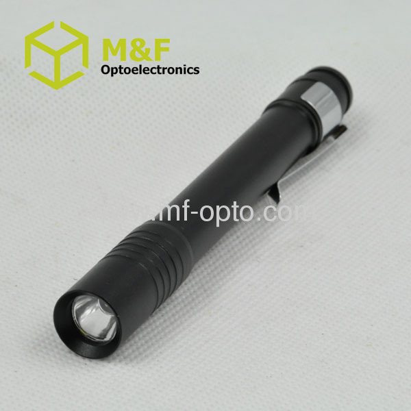 Aluminum strong clip medical pen light