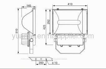 ip65 floodlight metal halide floodlight 400w