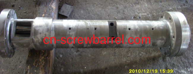 Co-rotating Parallel Double Extruder Screw Cylinder 