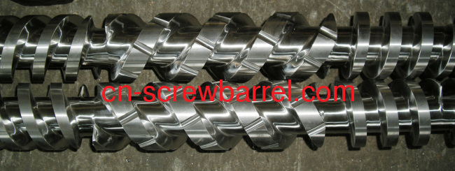 Bimetallic parallel twin screw barrel shaft cylinder for extruder machine BAUSANO CINCINNATI BATTENFELD AMUT