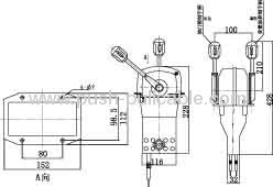 concrete mixer controller for accelerator and bidirectional operation control pump