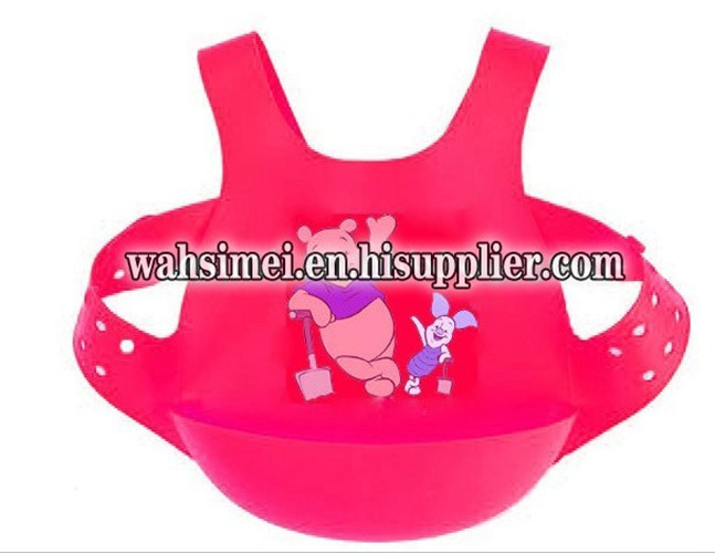 The newest design silicone baby bibs for 6 month to 3 years old baby