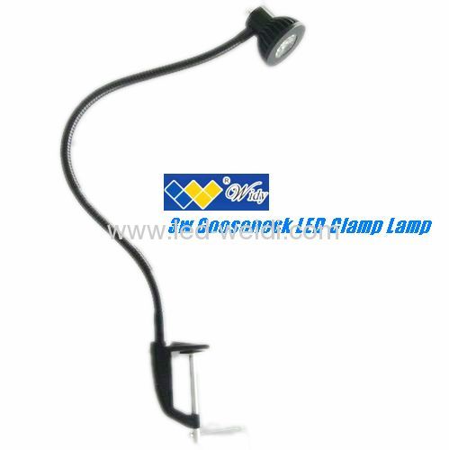 Task LED light 3X1W LED LAMP clamp flexible gooseneck light fixture led task lighting work lamp