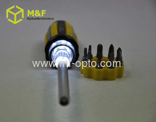 Ningbo 9 LED Multi function magnetic screwdriver with light