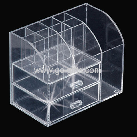 Custom black acrylic ring display boxes