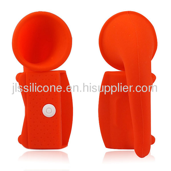 Colors Wireless Rubber Silicone Horn Amplifier Speaker Dock Stand For iPhone 5G