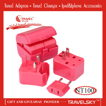 The Most Innovative and Nice Gift Item with Four Removable Plug for Worldwide Use(NT100)