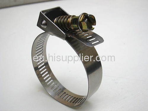 Yellow zinc plated carbon steelb Quick Release Hose Clamps