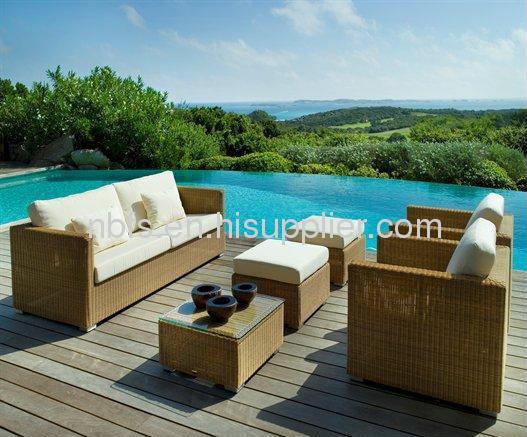 Patio Rattan Wicker Sofa Furnitures Garden Furnitures