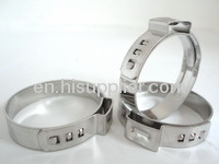  7mm & 9mmx Thickness : 0.6 mm Stainless Steel Ear Stepless clamps