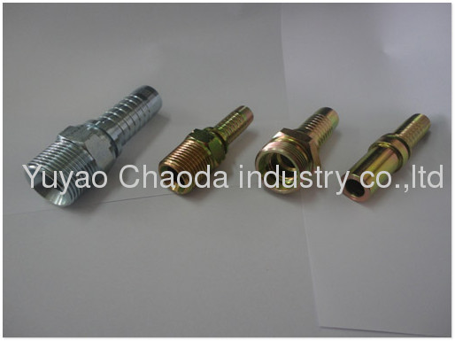 45°JIC FEMALE 74° CONE SEAT SAE J514 SWAGED HOSE FITTING