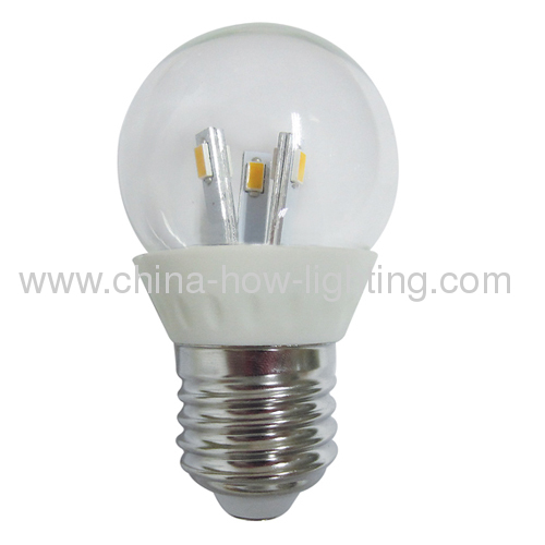 E27 E14 LED Ceramic Bulb SMD Chips Clear Glass Cover Dimmble Available 