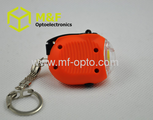 Animal keychain light mini dynamo with keyring