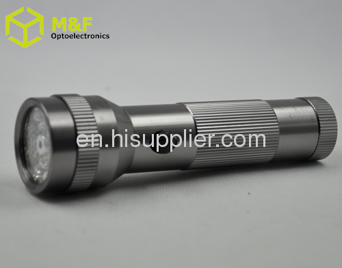 multifunctional battery operated 6LED+1 laser laser led flashlight