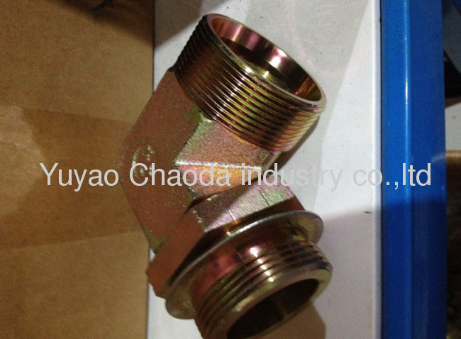 90°ELBOW UN,UNF THREAD ADJUSTABLE STUD ENDS WITH O-RING SEALING