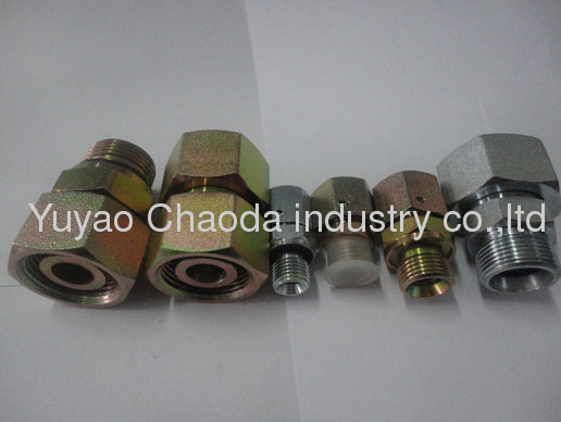 METRIC THREAD WITH CAPTIVE SEAL/METRIC FEMALE 24°CONE O-RING SEALING