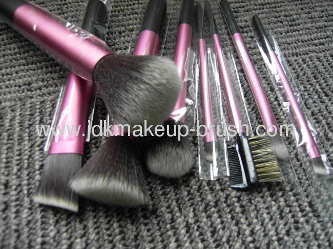 Synthetic Hair Professional Makeup Brush Set with Long Handle 