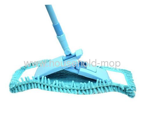 Chenille mop with steel pole can extention to 120cm