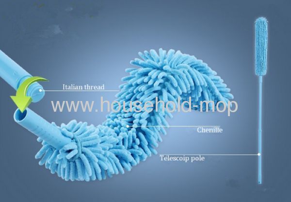 Microfiber chenille Duster Kit Extendable to 48with Bendable Head