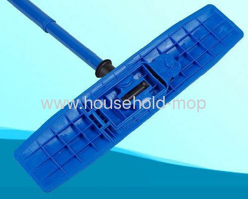 Blue chenille mop with pp handle steel pole