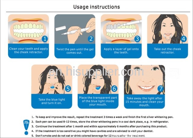 2013 the most popular teeth whitening home kit CE approved 