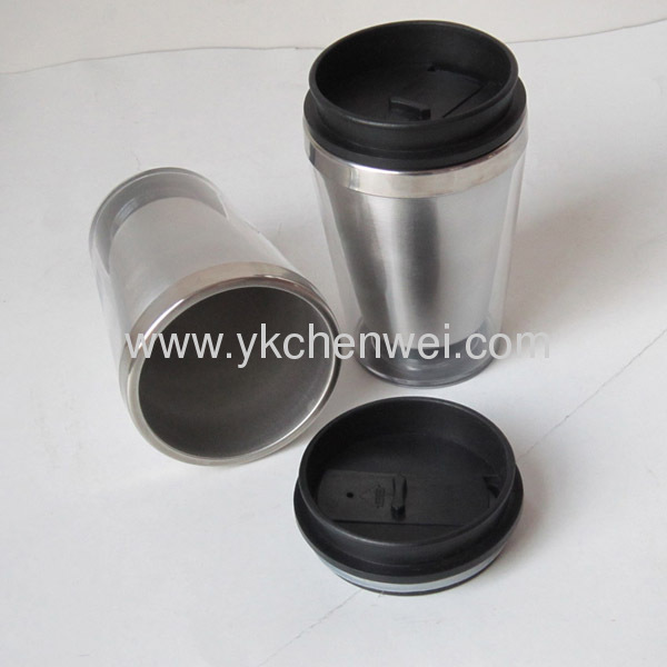 10ozwholesale Double wall clear coffee mug 