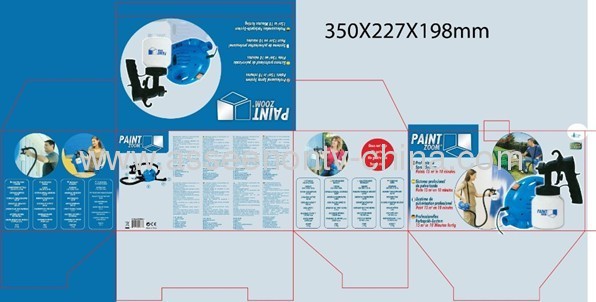HOT sale 110v /220v Paint Zoom Paint Spray Paint Sprayer 3-Way Spray head,Ultimate Professional Painting Machine