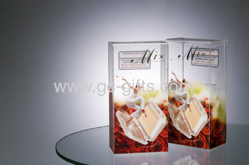 Retail clear plastic packaing boxes rectangular