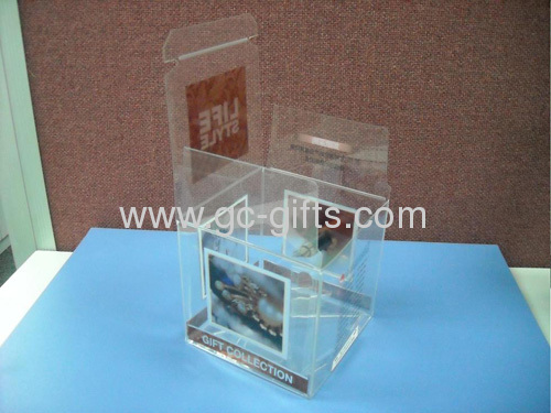 Custom clear plastic packaging box