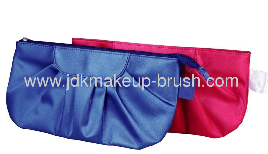 Promotional hot sale Fabric cosmetic bag blue and red color