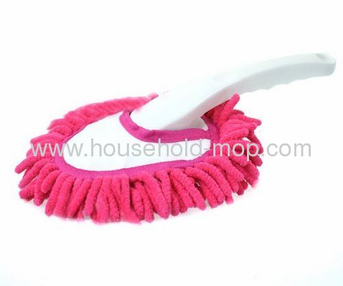 Mini karanfil Style microfiber Car Hand Duster with orange pink color