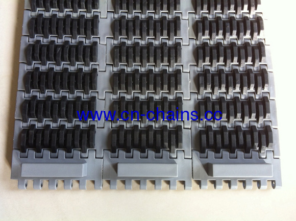 rubber top modular conveyor belt with flight(RW-QNB rubber top)