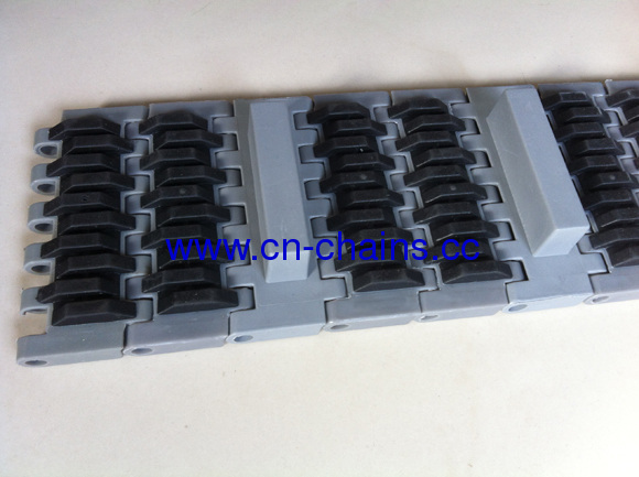 rubber top modular conveyor chains (RW-QNB rubber top)