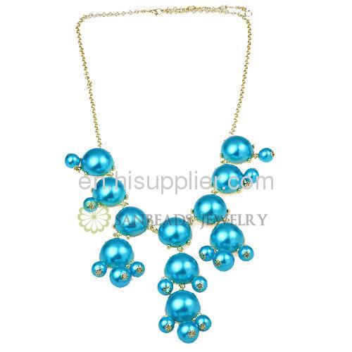 Wholesale J CREW Fake Pearl Bib Necklace
