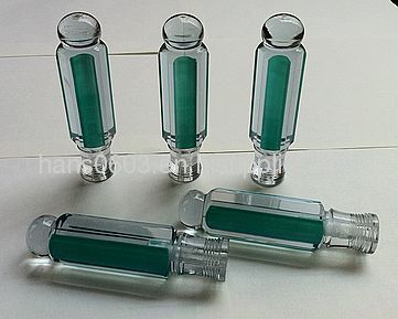 Green color strip acetate handles
