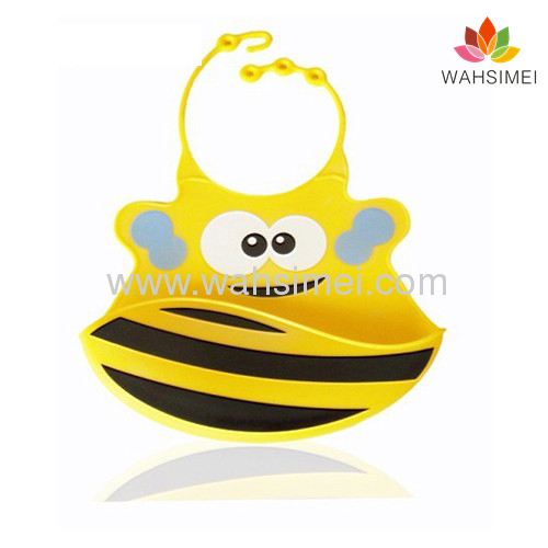 2013 The latest animal serie lovely silicone baby bib