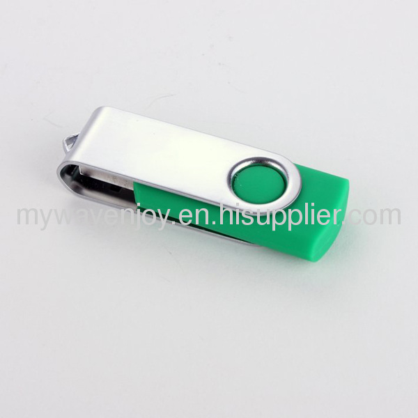 Best selling swivel usb flash drive with custom logo/capless usb stick