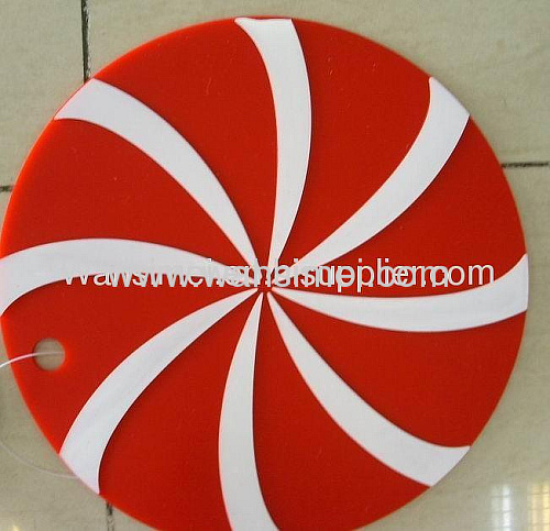 Round shape heat resistant silicone mats